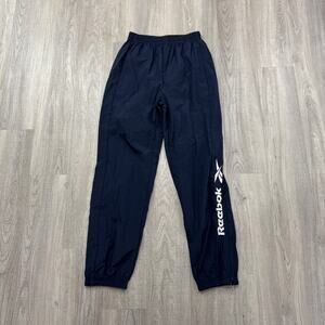 Vintage Reebok Windbreaker Track Pants Men's Small Blue 90s Sports 1990s